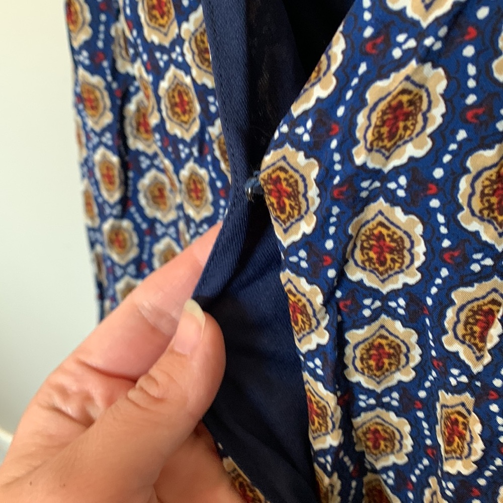 Navy patterned romper - Picture 3 of 7